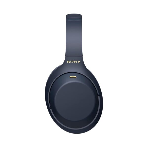 Sony WH-1000XM4 Industry Leading Wireless Noise Cancellation Bluetooth Over Ear Headphones with Mic for Phone Calls, 30 Hours Battery Life, Quick Charge, AUX, Touch Control and Voice Control - Black - Image 4